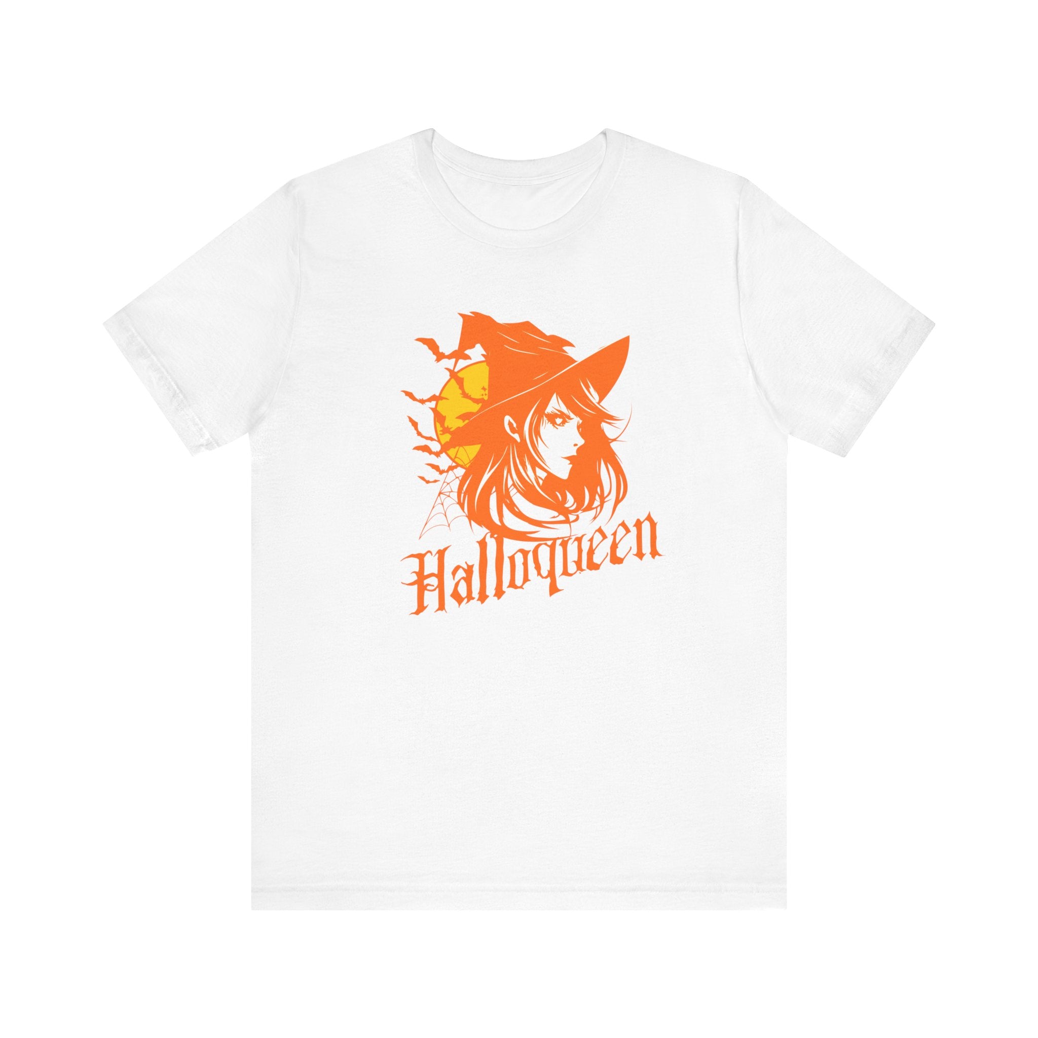 Halloqueen Witch T-Shirt: Sassy Halloween Queen Tee with Vintage Retro Design - White / S - T-Shirt