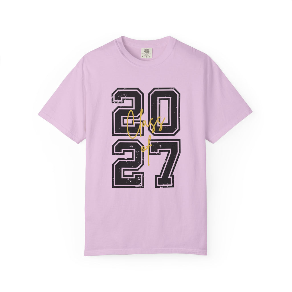 Class of 2027 T-Shirt — Graduation Senior Year Tee - Orchid / S - T-Shirt