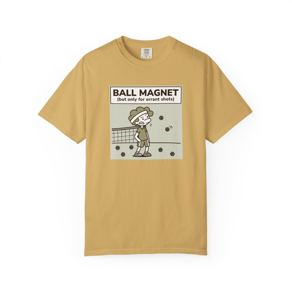 Funny Pickleball T-Shirt | Sarcastic ’Errand Boy’ Graphic Tee for Players - Mustard / S