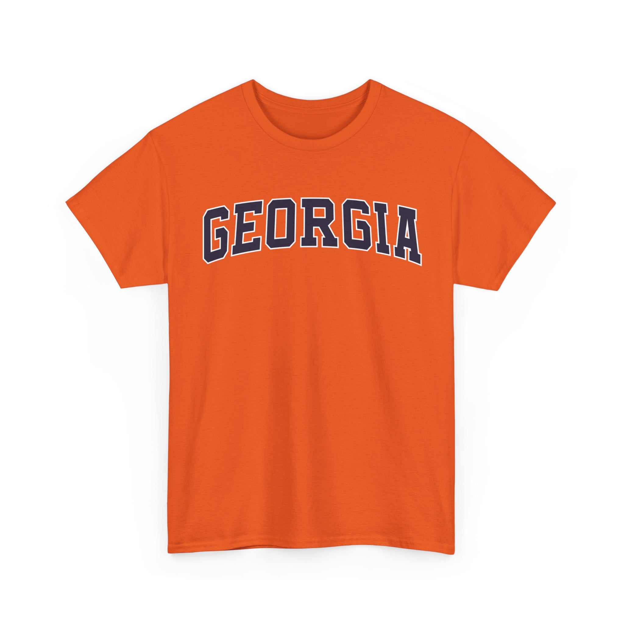 Georgia Vintage Varsity Unisex T-shirt - Orange / S - T-Shirt