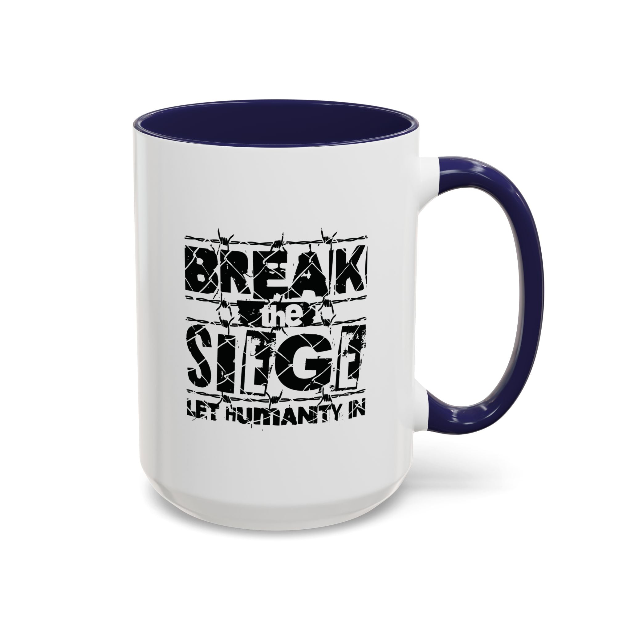 Break the Siege Accent Coffee Mug