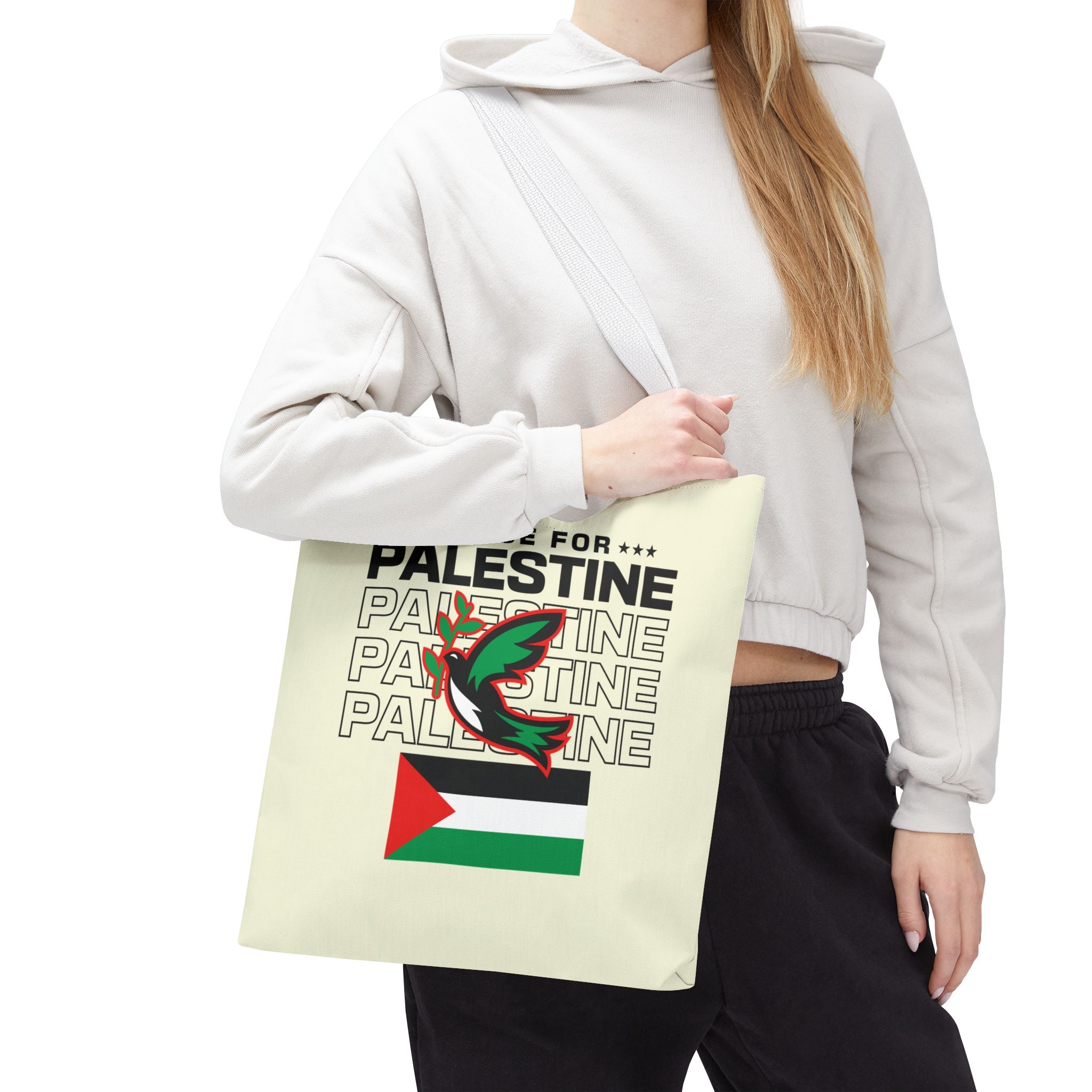 Peace for Palestine Tote Bag - Bags