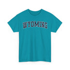 Wyoming Vintage Varsity T-shirt - Tropical Blue / S - T-Shirt
