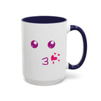 Cute Kiss Smiley Face Mug | XOXO Coffee Cup