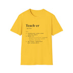 Teacher Definition T-Shirt (V3) - Daisy / S - T-Shirt