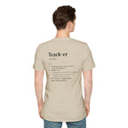 Teacher Definition T-Shirt (V3 - Back Print) - T-Shirt