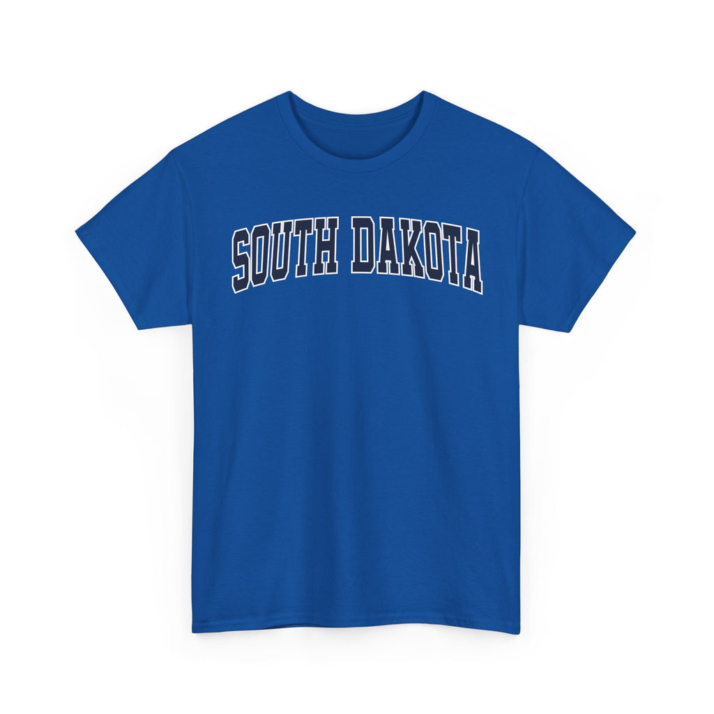 South Dakota Vintage Varsity Unisex T-shirt - Royal / S - T-Shirt