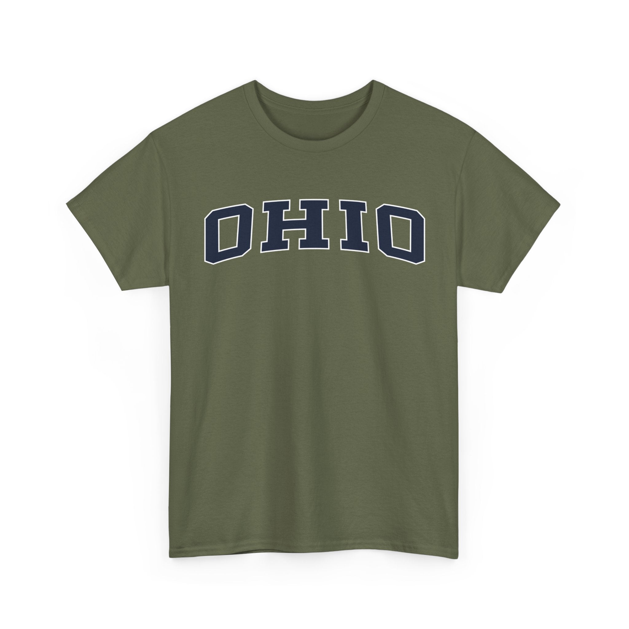 Ohio Vintage Varsity Unisex T-shirt - Military Green / S - T-Shirt
