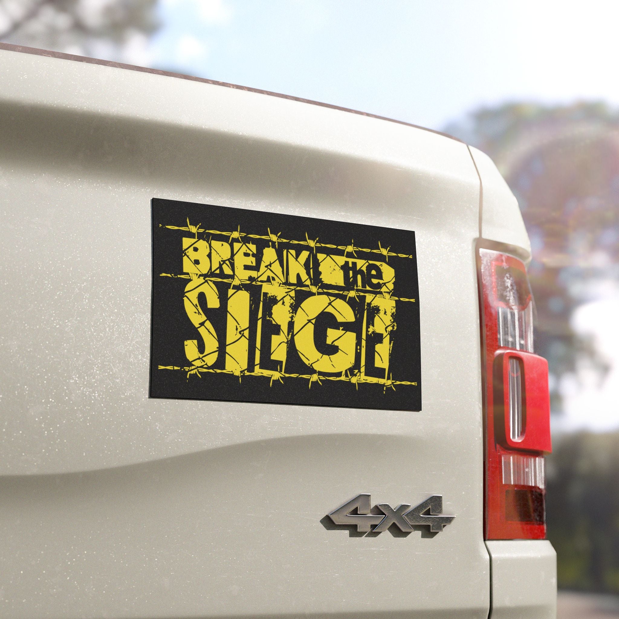 Break the Siege Car Magnets - Home Decor