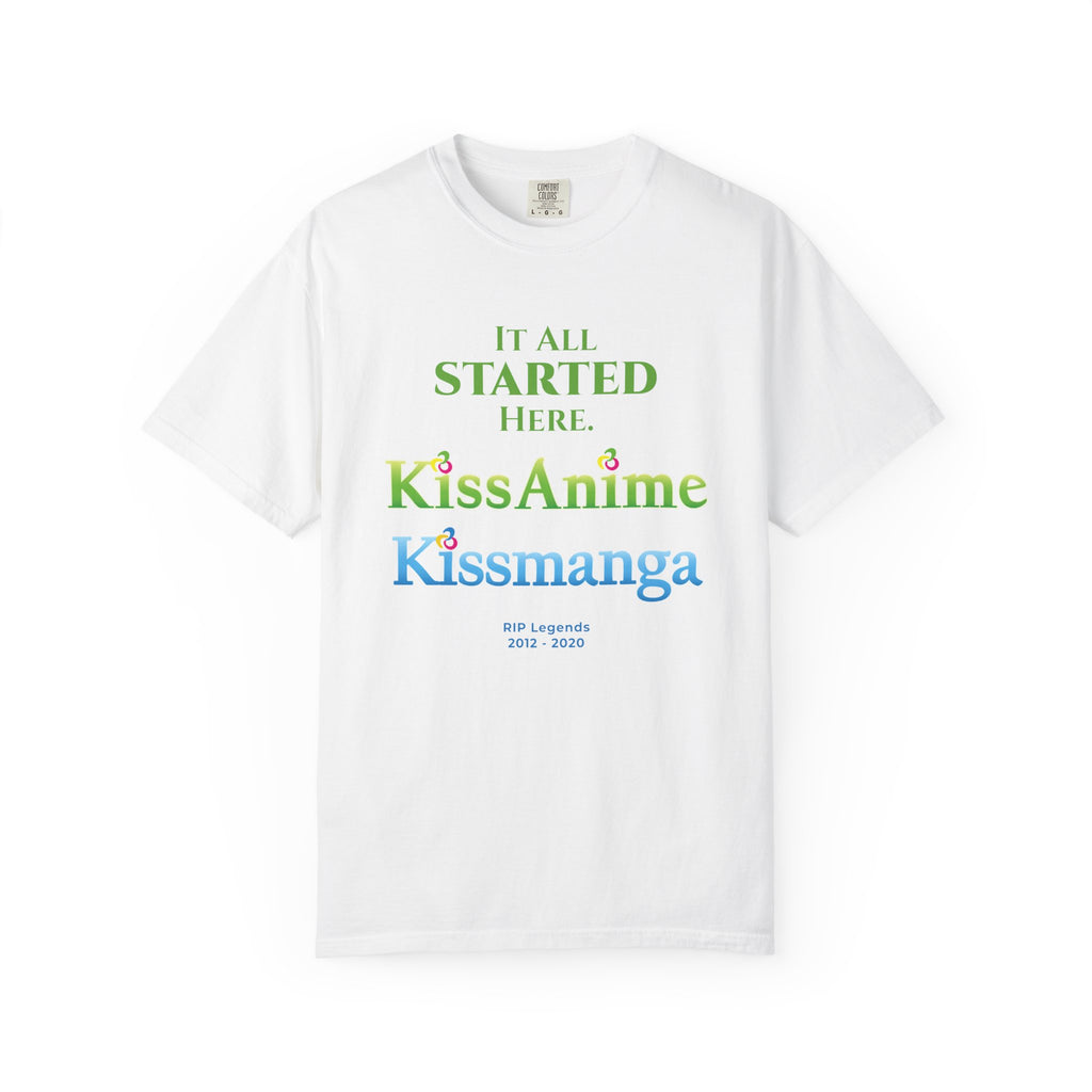 OG Anime Sites T-Shirt - KissAnime Kissmanga Tribute & Throwback Tee