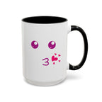 Cute Kiss Smiley Face Mug | XOXO Coffee Cup