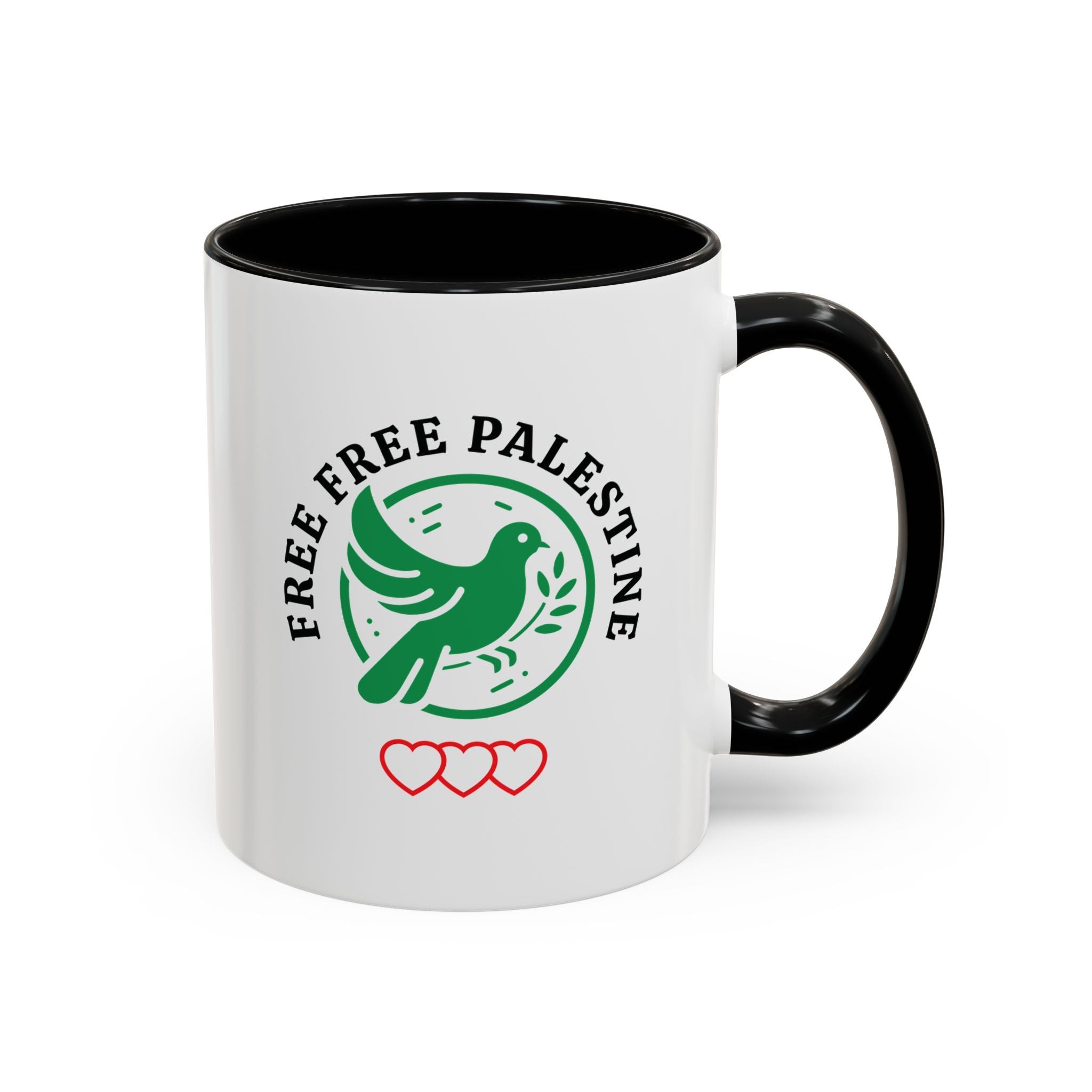 Free Palestine Accent Coffee Mug