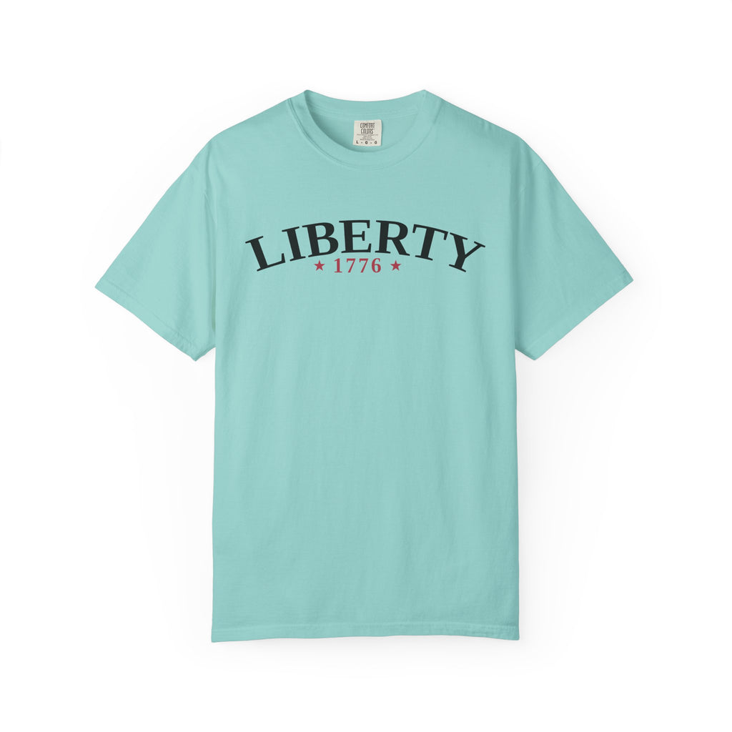 Liberty Typography T-Shirt - Chalky Mint / S