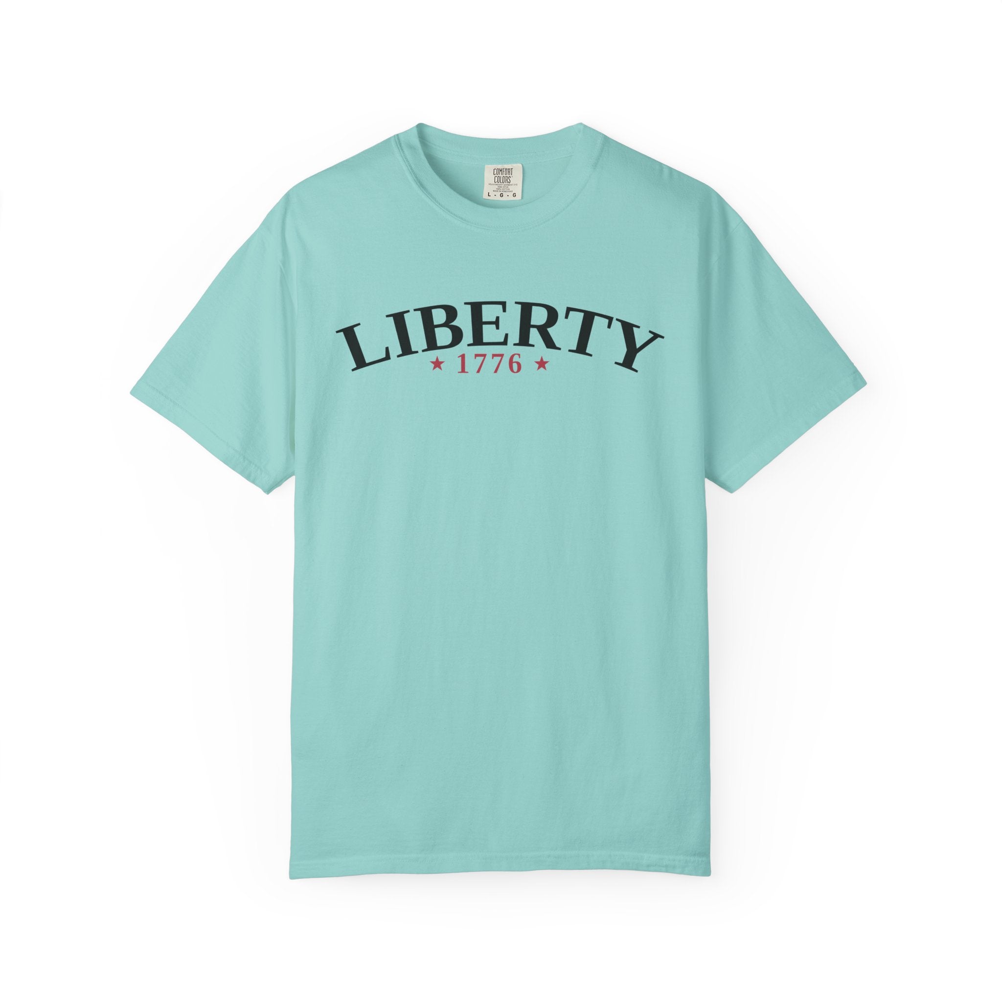 Liberty Typography T-Shirt - Chalky Mint / S