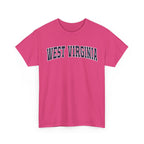 West Virginia Vintage Varsity Unisex T-shirt - Heliconia / S - T-Shirt