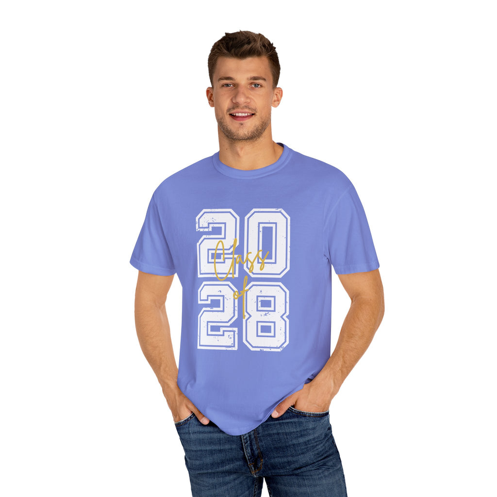 Graduation Unisex T-Shirt 2028 Customizable College Tee High School Graduation Gift Trendy Casual Wear - T-Shirt