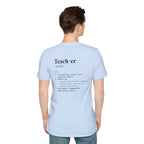 Teacher Definition T-Shirt (V3 - Back Print) - T-Shirt