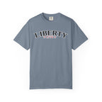 Liberty Typography T-Shirt - Blue Jean / S