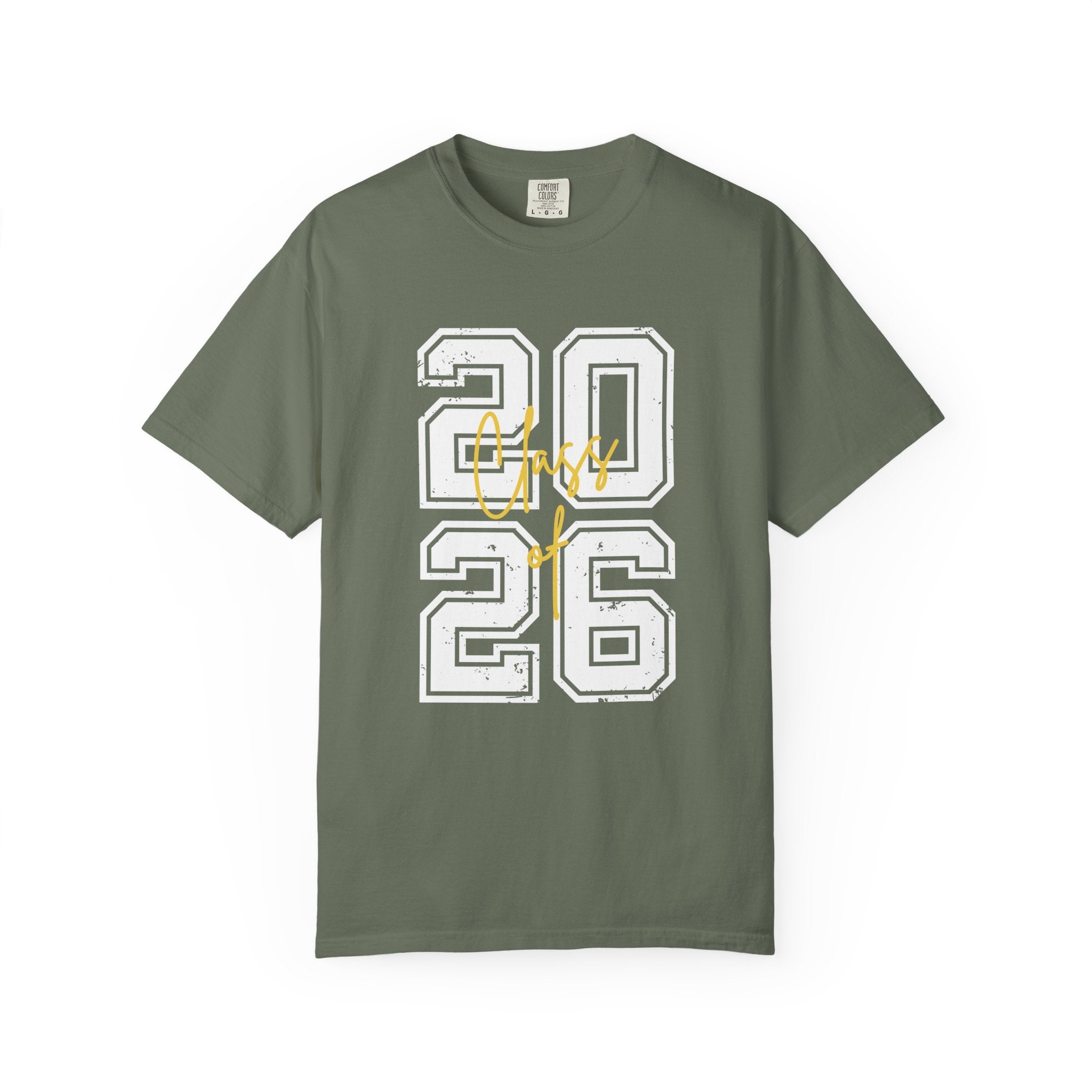 Class of 2026 T-Shirt — Graduation Senior Year Tee - Moss / S - T-Shirt