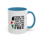 Palestinian Spirit Accent Coffee Mug - 11oz / Light Blue