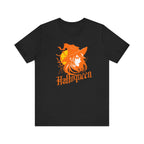 Halloqueen Witch T-Shirt: Sassy Halloween Queen Tee with Vintage Retro Design - Solid Black Blend / S - T-Shirt
