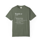Teacher Definition T-Shirt (V1) - Moss / S - T-Shirt