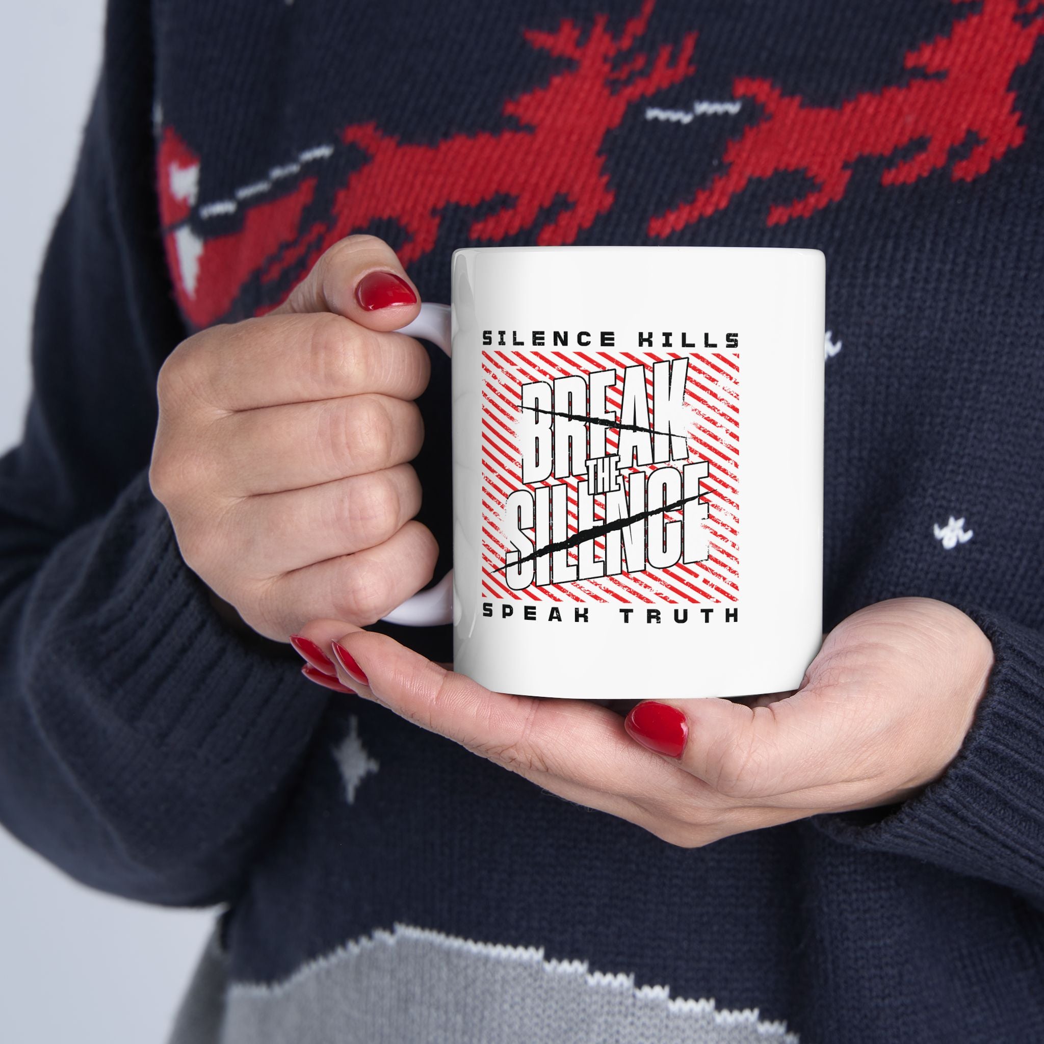 Break the Silence Ceramic Mug