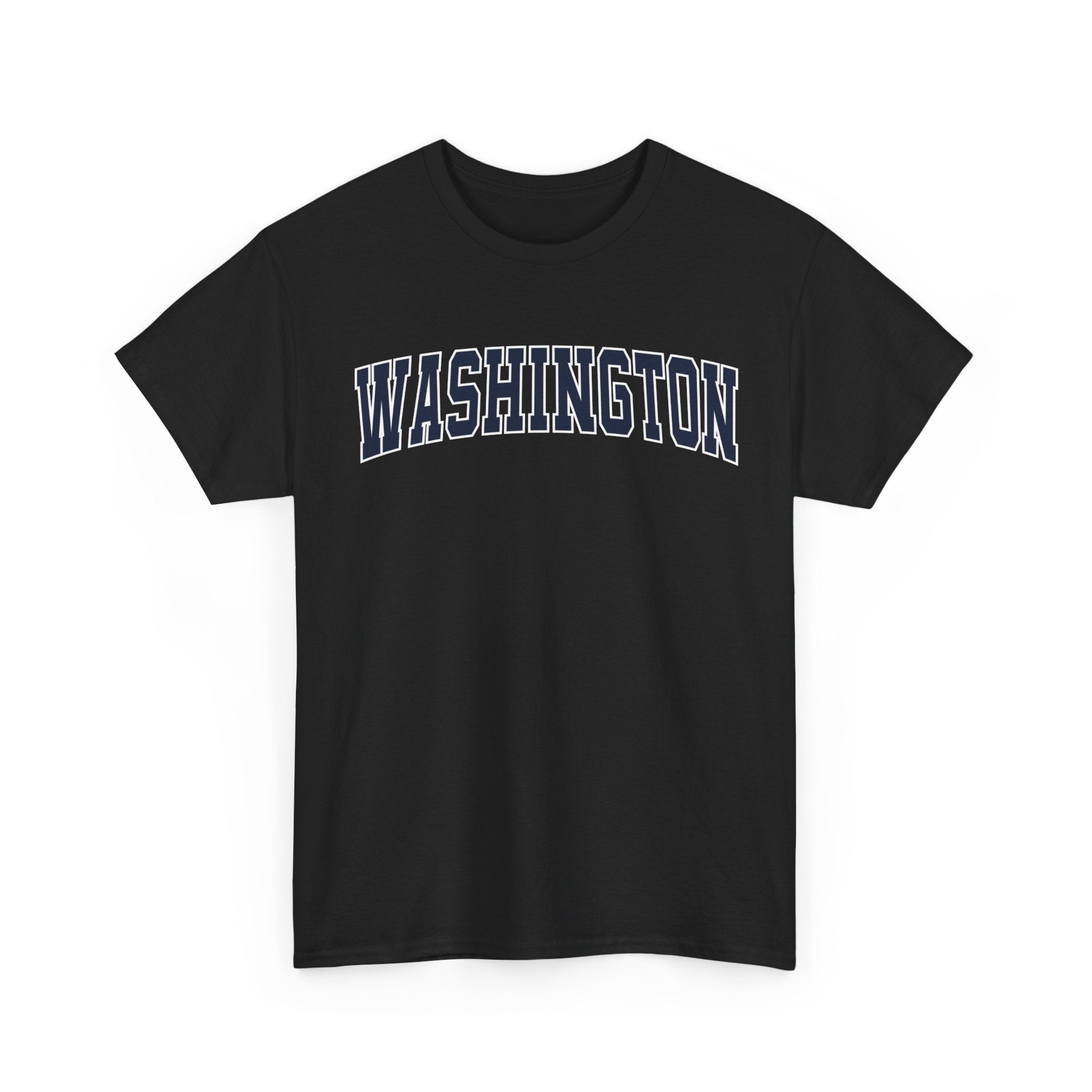 Washington Vintage Varsity Unisex T-shirt - Black / S - T-Shirt