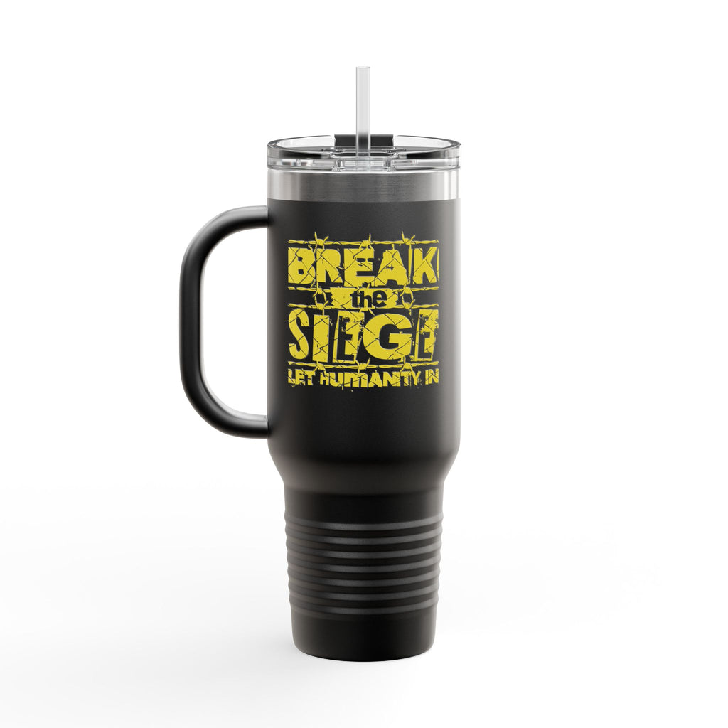 Break the Siege Insulated Travel Mug - 40oz / Black