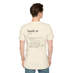 Teacher Definition T-Shirt (V2 - Back Print) - T-Shirt