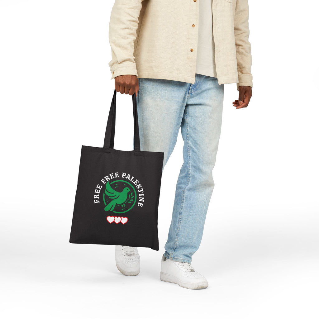 Free Palestine Cotton Canvas Tote Bag - Bags