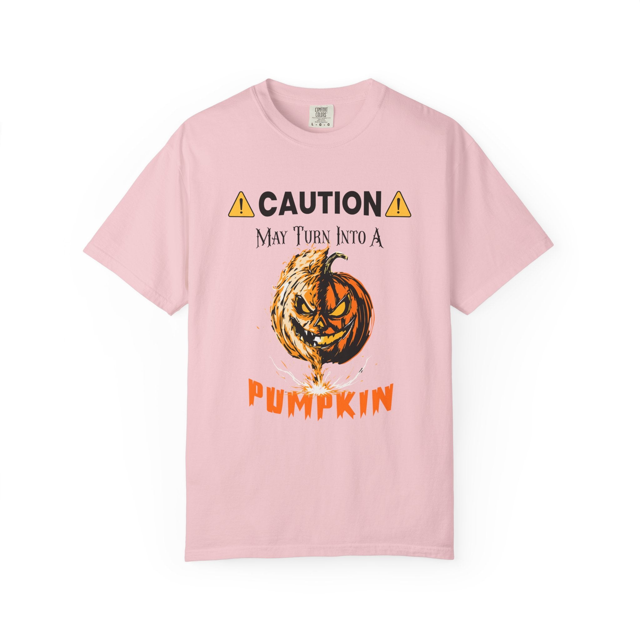 ⚠️ Caution: May Turn Into a Pumpkin T-Shirt - Blossom / S - T-Shirt