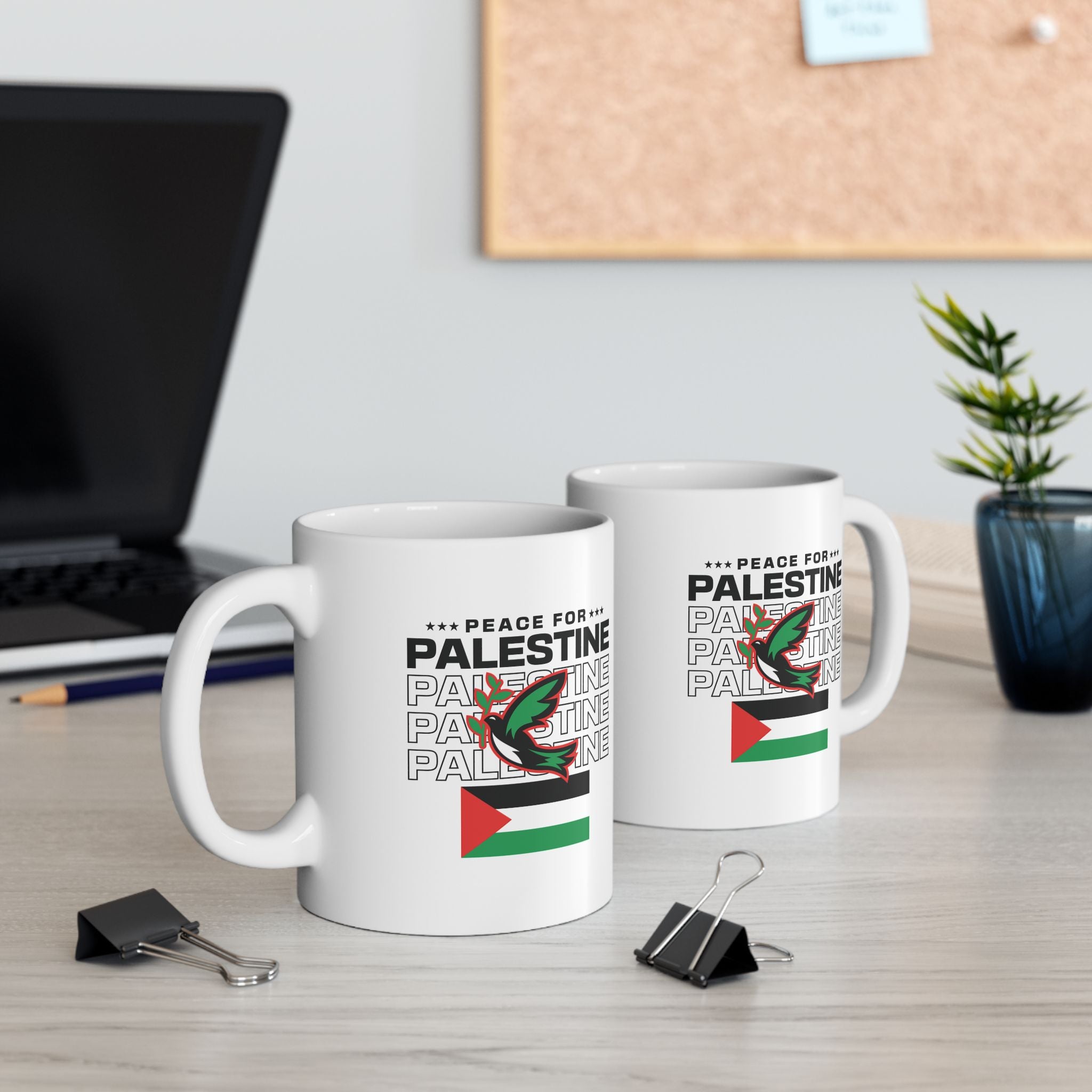 Peace for Palestine Ceramic Mug