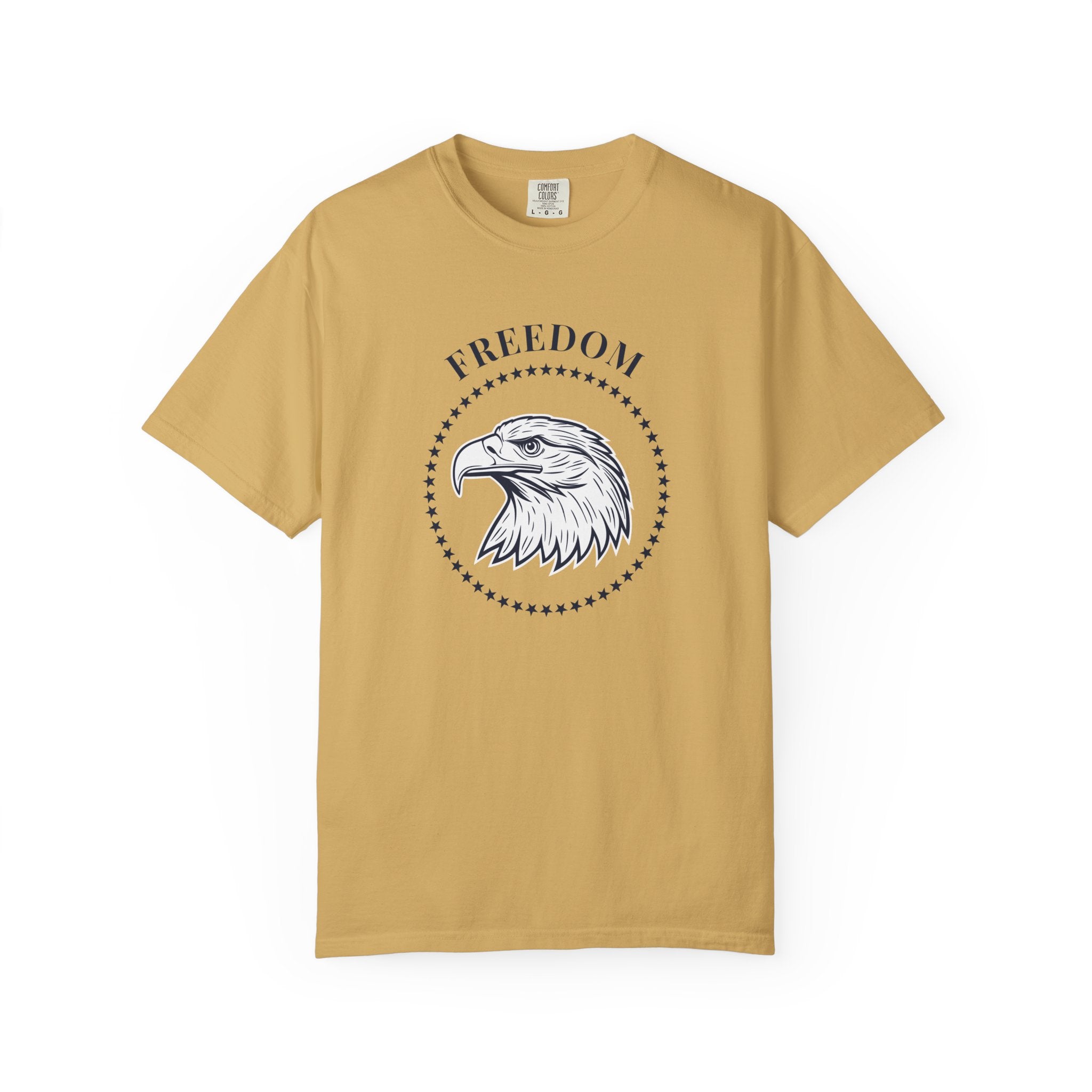 Eagle Freedom T-Shirt - Mustard / S