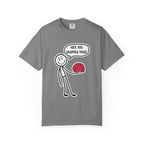 Brainy Humor Graphic Tee | Funny Nerdy Gift Idea - Grey / S - T-Shirt