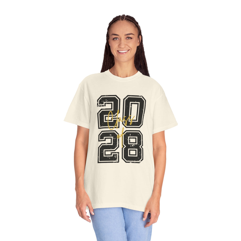 Graduation Unisex T-Shirt 2028 Customizable College Tee High School Graduation Gift Trendy Casual Wear - T-Shirt