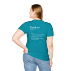Teacher Definition T-Shirt (V5 - Back Print) - T-Shirt