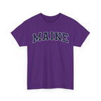 Maine Vintage Varsity Unisex T-shirt - Purple / S - T-Shirt