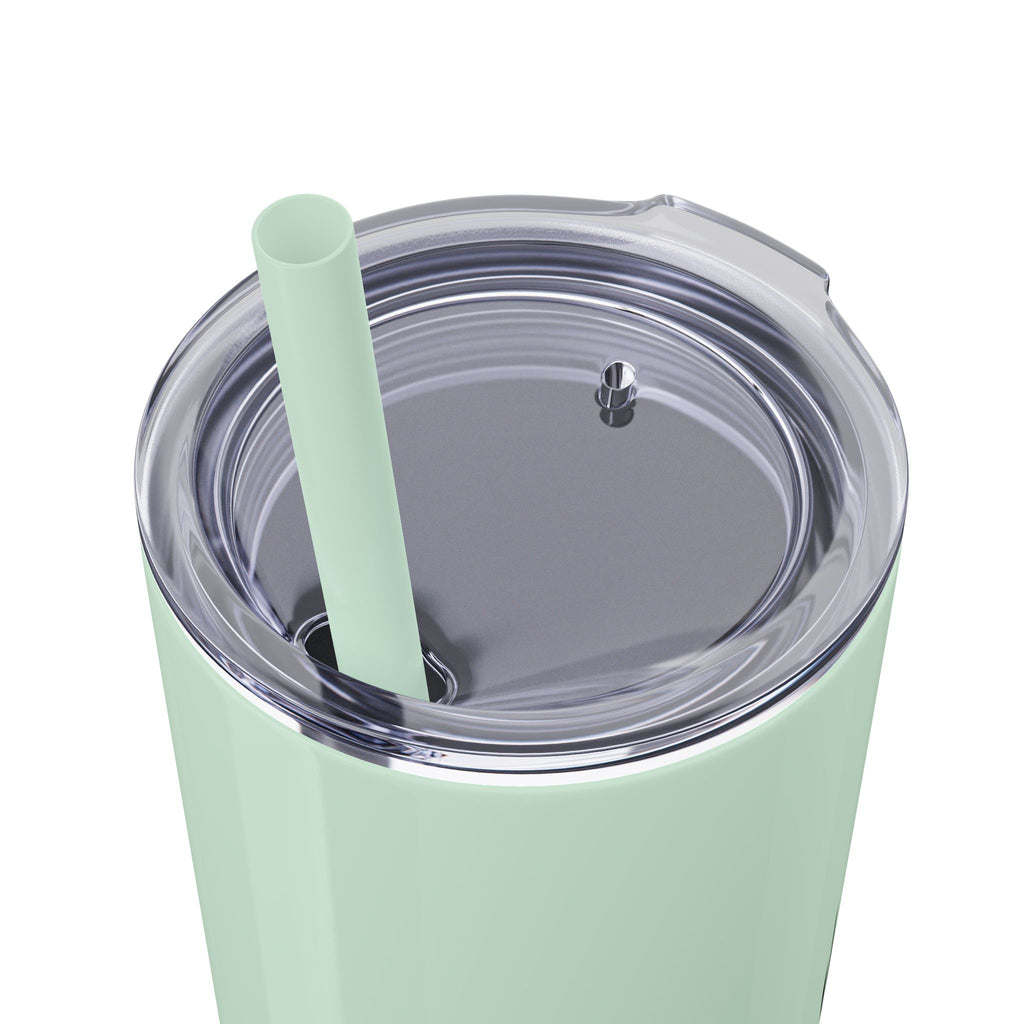 Cute Bunny Skinny Tumbler 20oz with Straw - Mug
