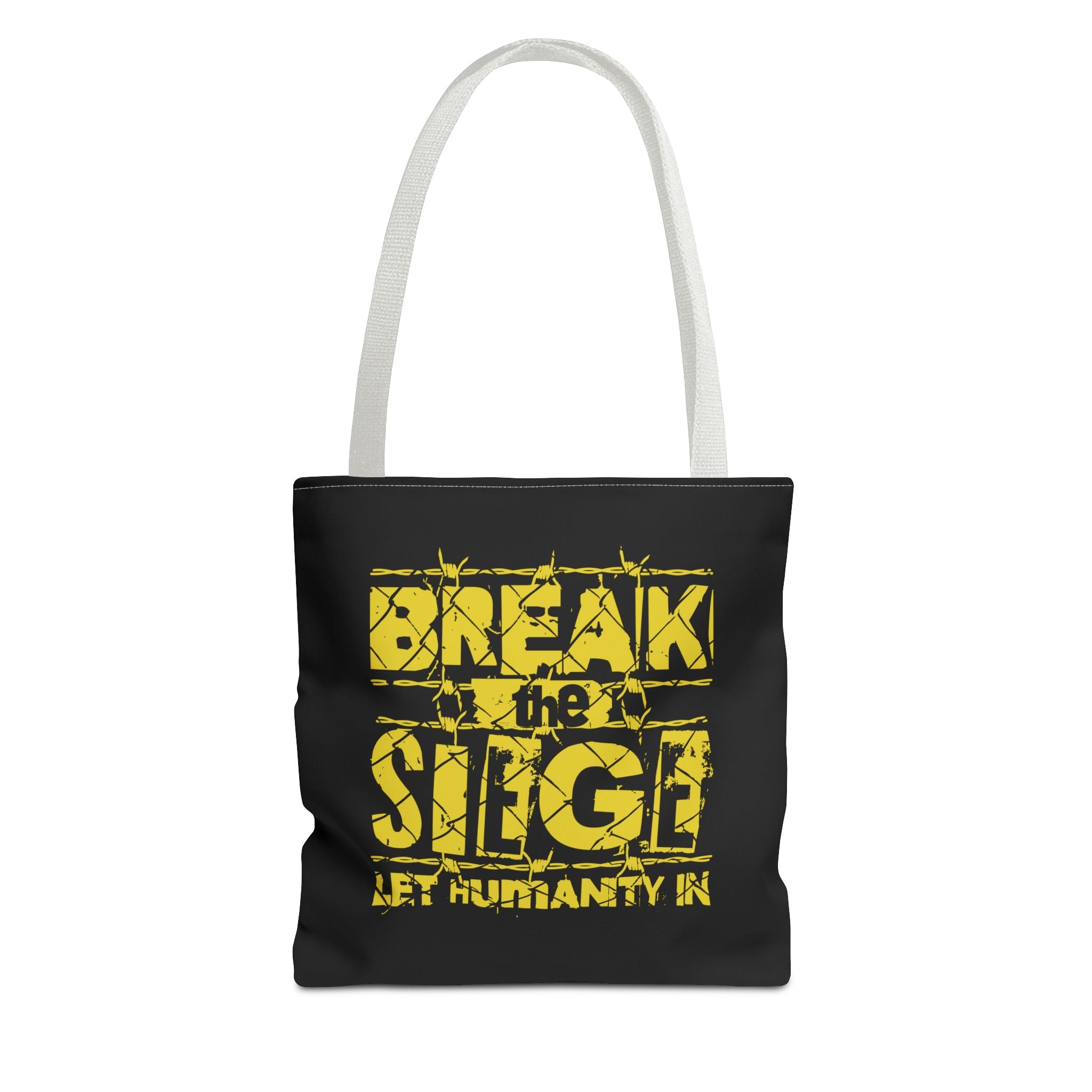 Break the Siege Tote Bag - 13’’ × / White - Bags