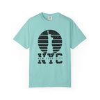 NYC Sunset Graphic T-Shirt - Chalky Mint / S