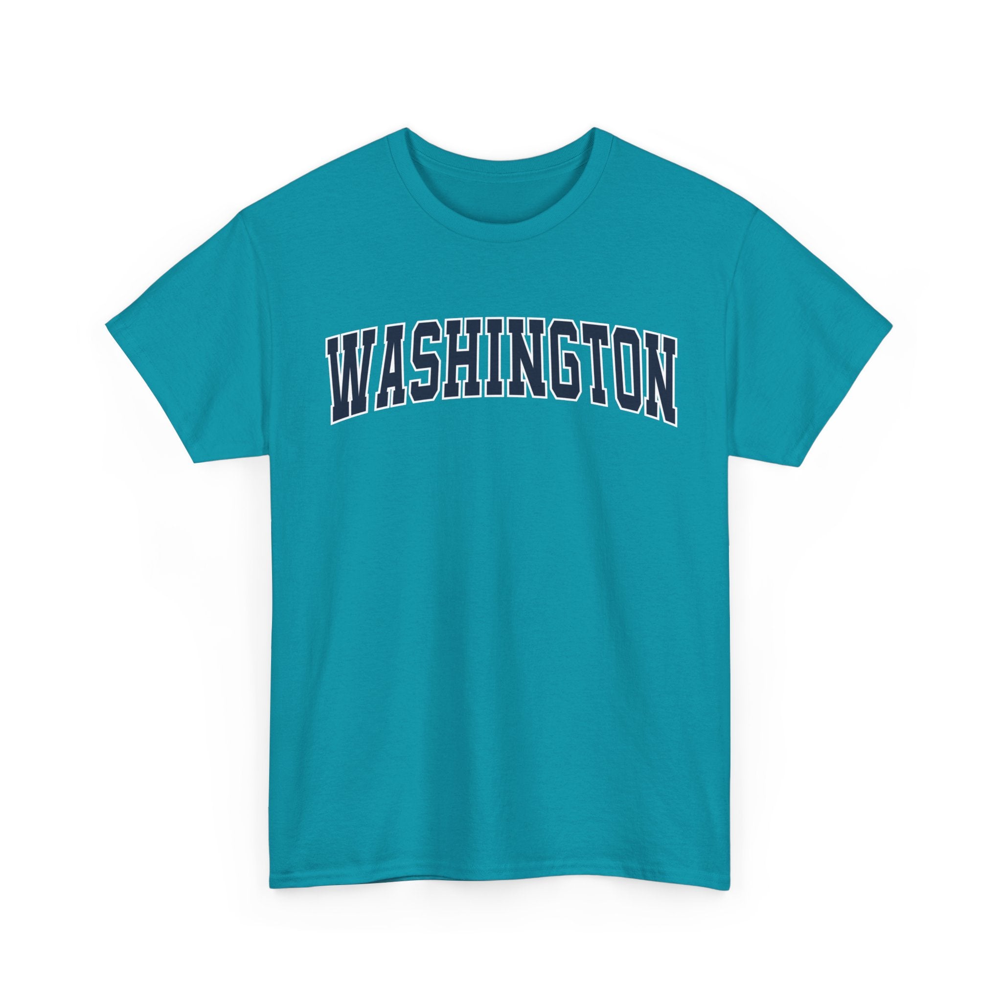 Washington Vintage Varsity Unisex T-shirt - Tropical Blue / S - T-Shirt