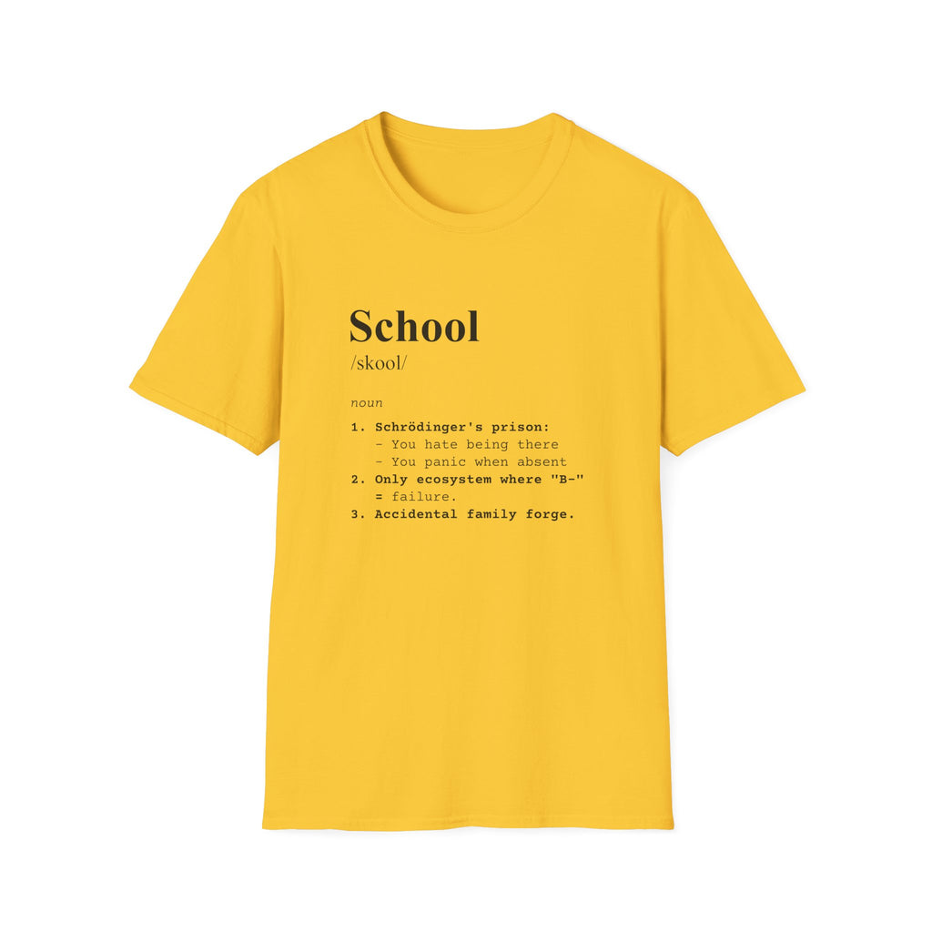 School Definition T-Shirt (V5) - Daisy / S - T-Shirt