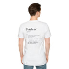 Teacher Definition T-Shirt (V3 - Back Print) - T-Shirt