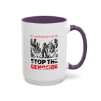 Stop the Genocide Accent Coffee Mug