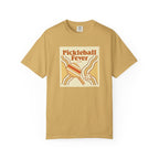Pickleball Fever T-Shirt | Retro Unisex Tee for Players & Fans - Mustard / S