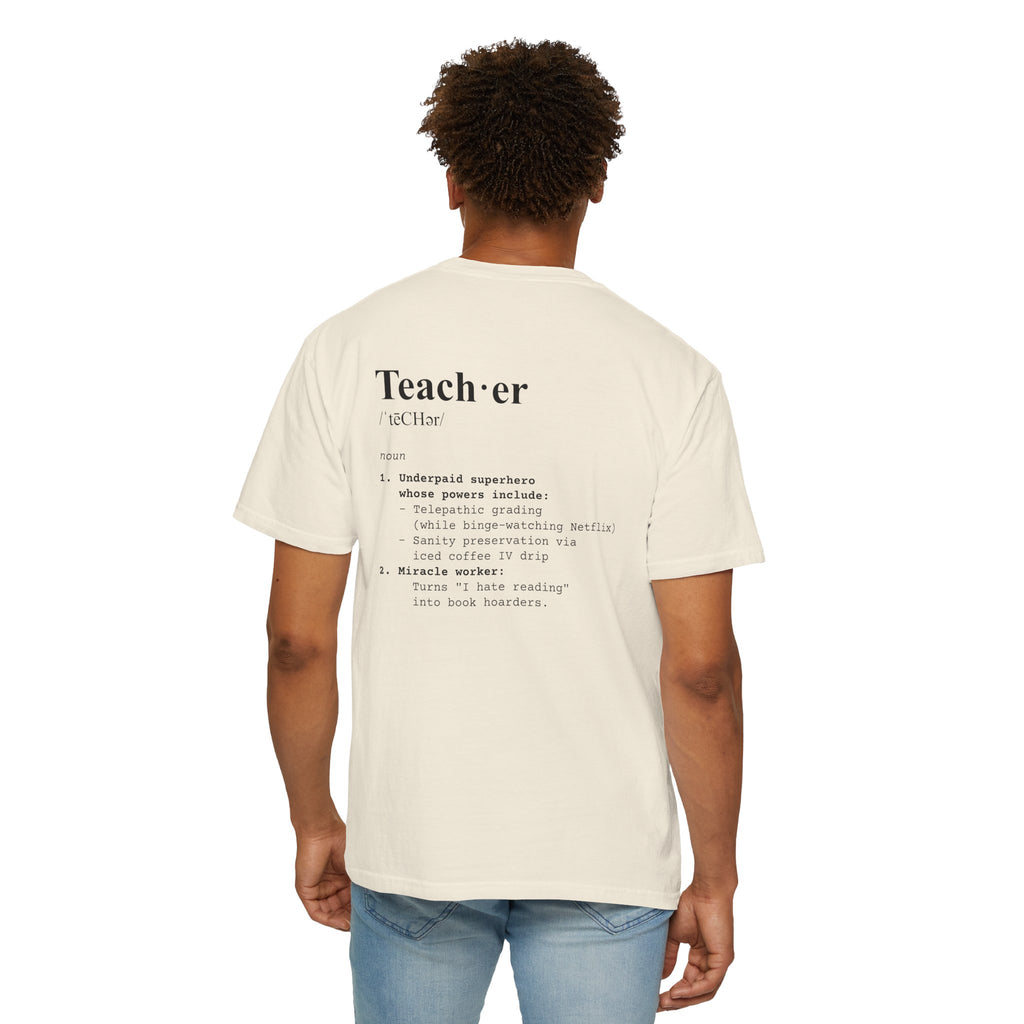 Teacher Definition T-Shirt (V1 - Back Print) - T-Shirt