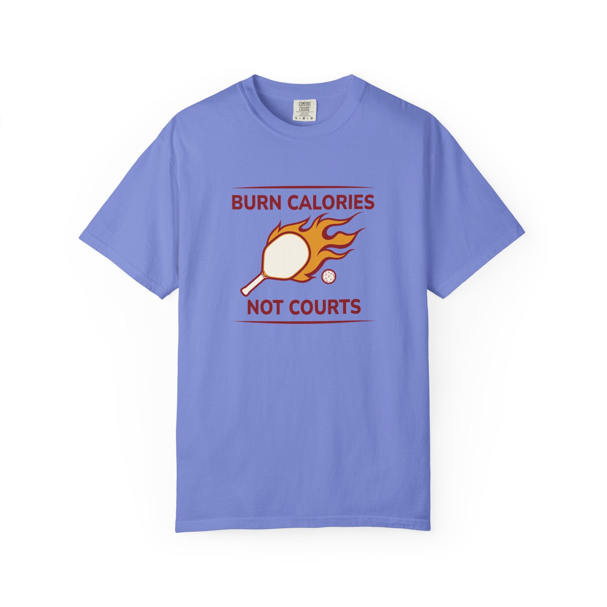 Funny Pickleball Quote T-Shirt | Lover Tee - Flo Blue / S