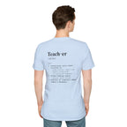 Teacher Definition T-Shirt (V2 - Back Print) - T-Shirt