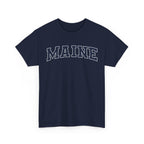 Maine Vintage Varsity Unisex T-shirt - Navy / S - T-Shirt